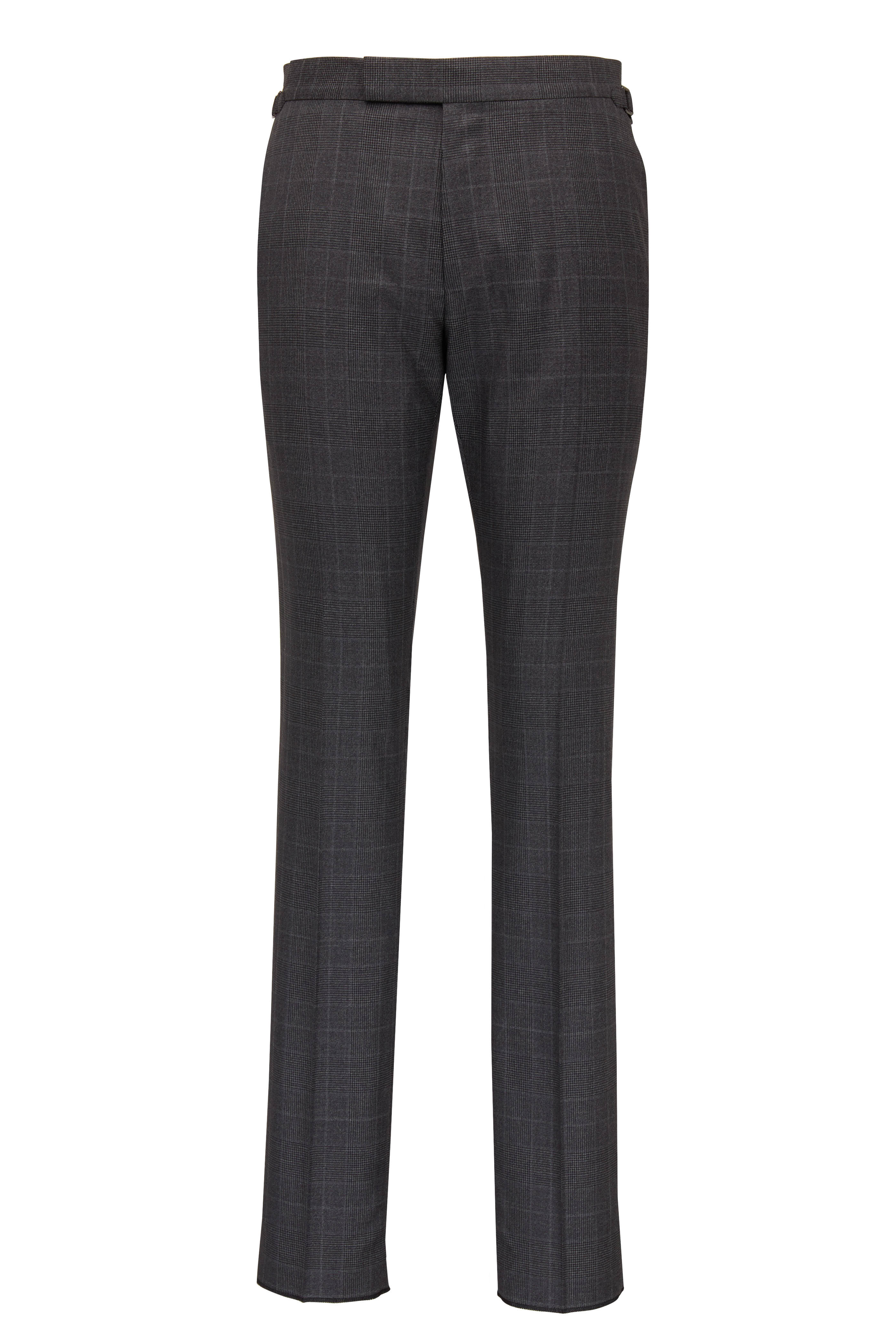 Tom Ford - Charcoal Prince Of Wales Plaid Wool Suit