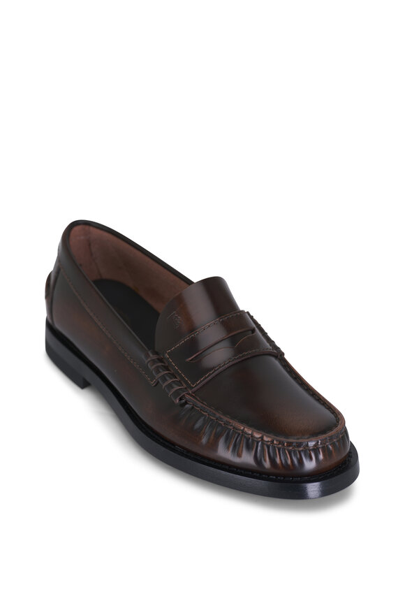 Tod's Shiny Leather Penny Loafer