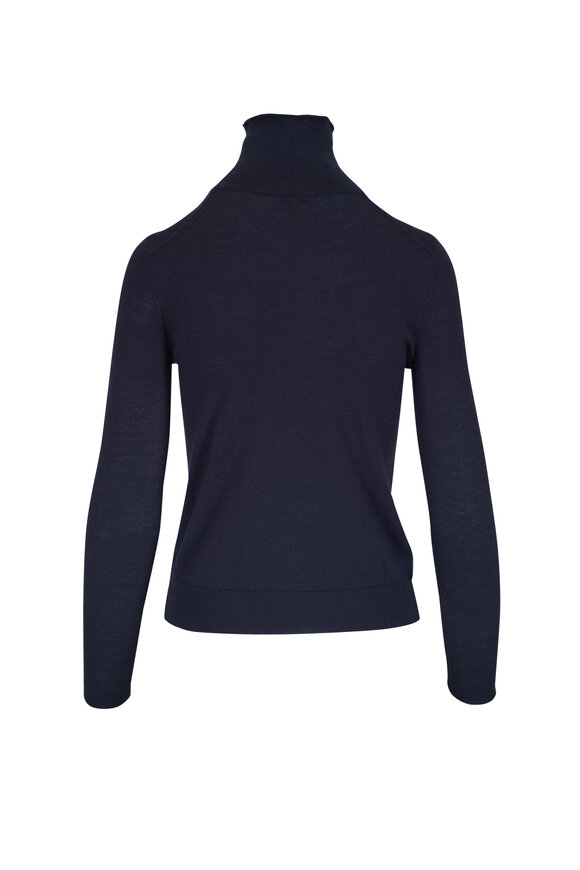 Lafayette 148 New York Ink Blue Cashmere Sweater - view 4