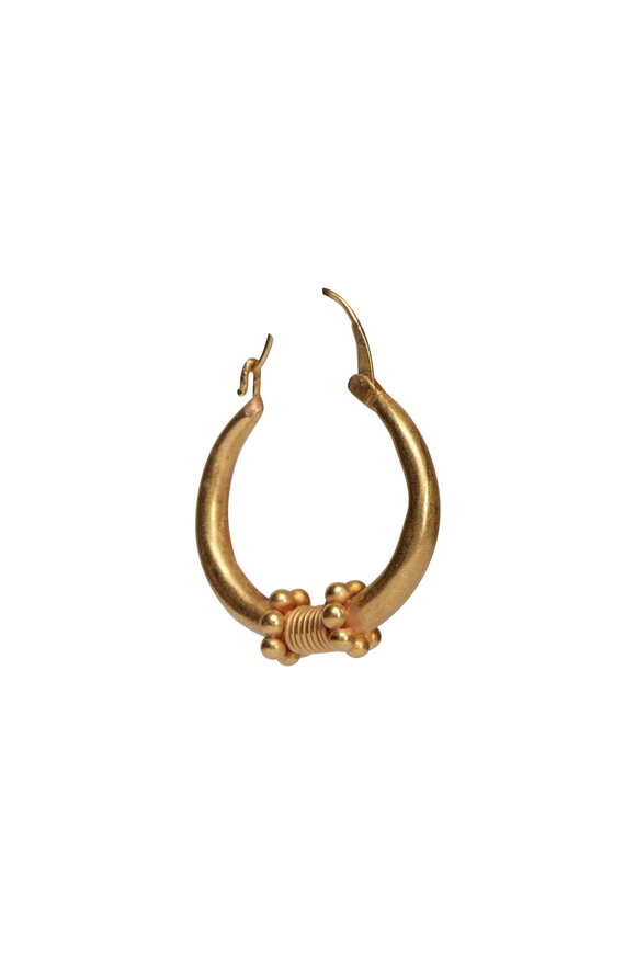 Michael Tracy Byzantine Hoop Earrings - view 2