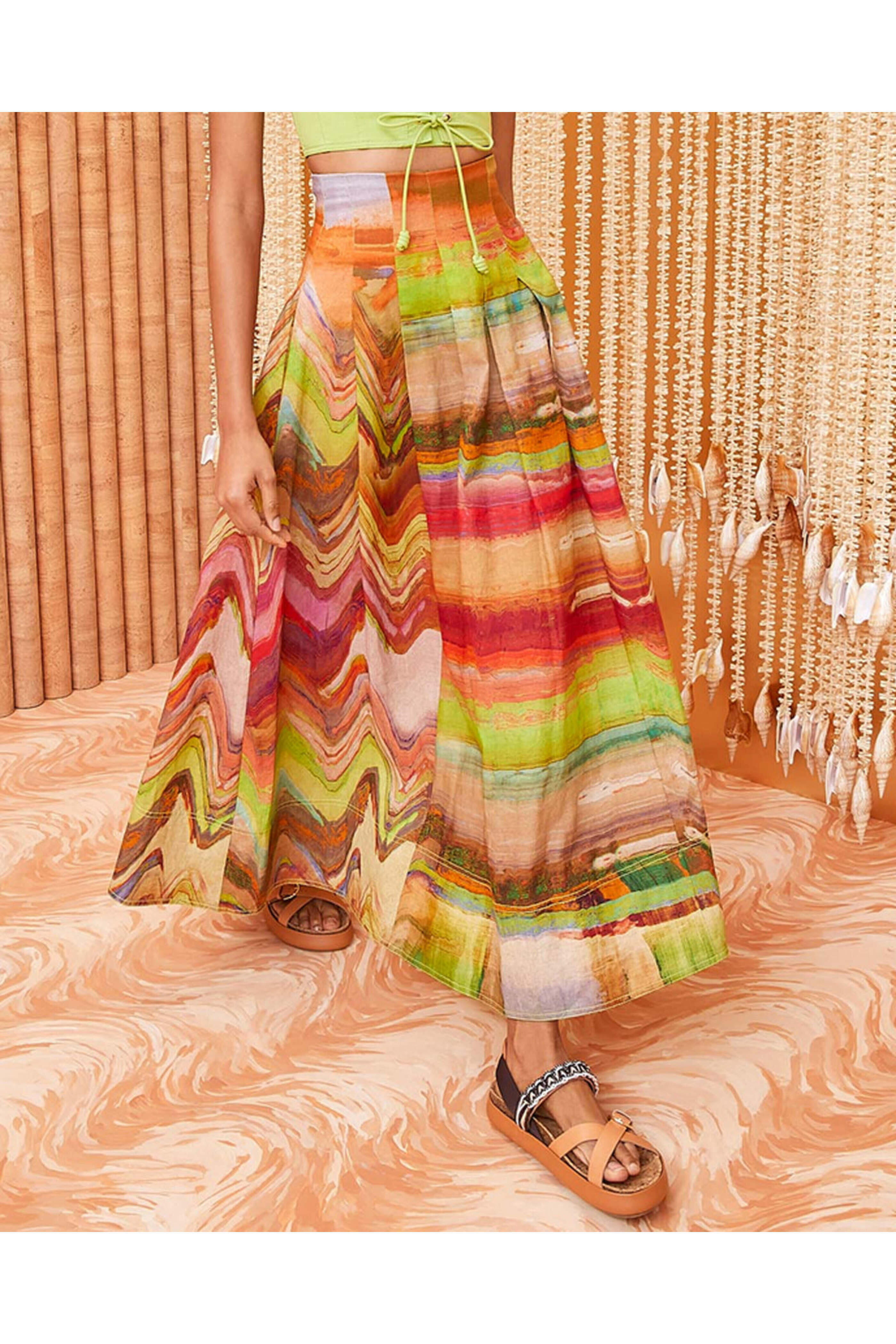 Ulla Johnson - Canyon Sunset Alessandra Skirt