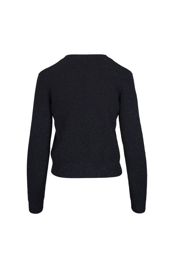 Lisa Yang Mable Black Sparkle Sweater - view 4