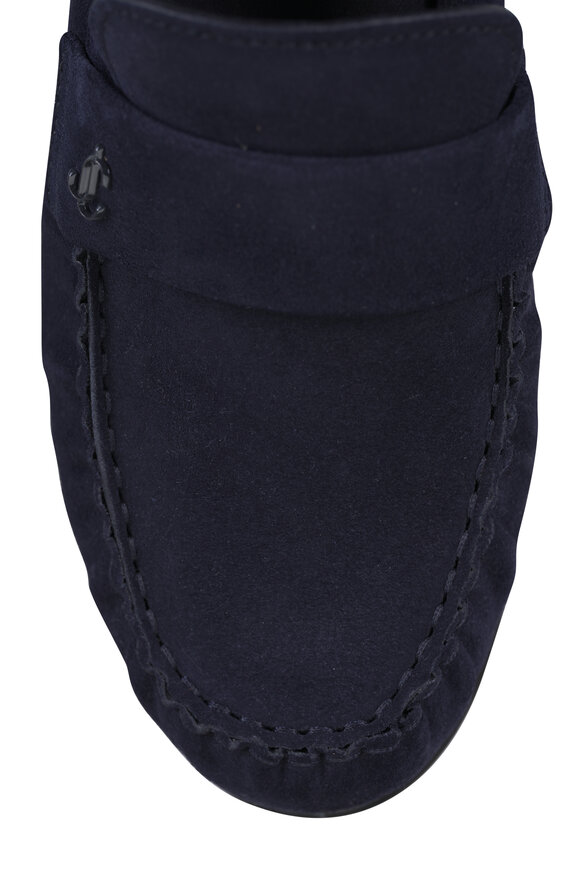 Jimmy Choo Ellis Marine Suede Loafer - view 4