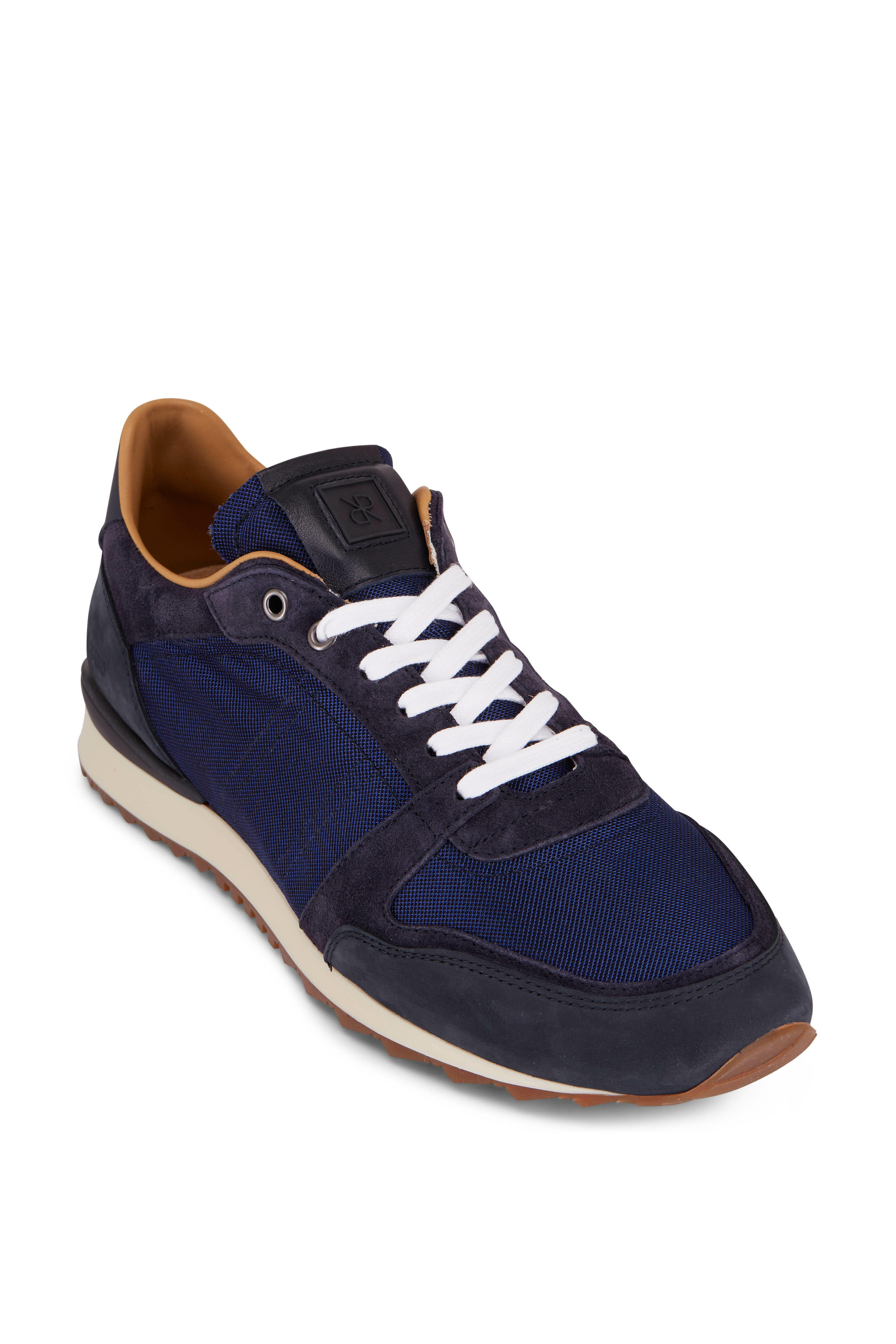 Rubirosa - Joan Navy Blue Suede Sneaker | Mitchell Stores