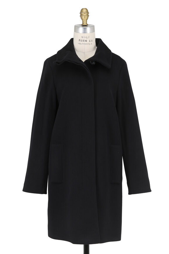 Akris - O'Neill Black 2-In-1 Coat