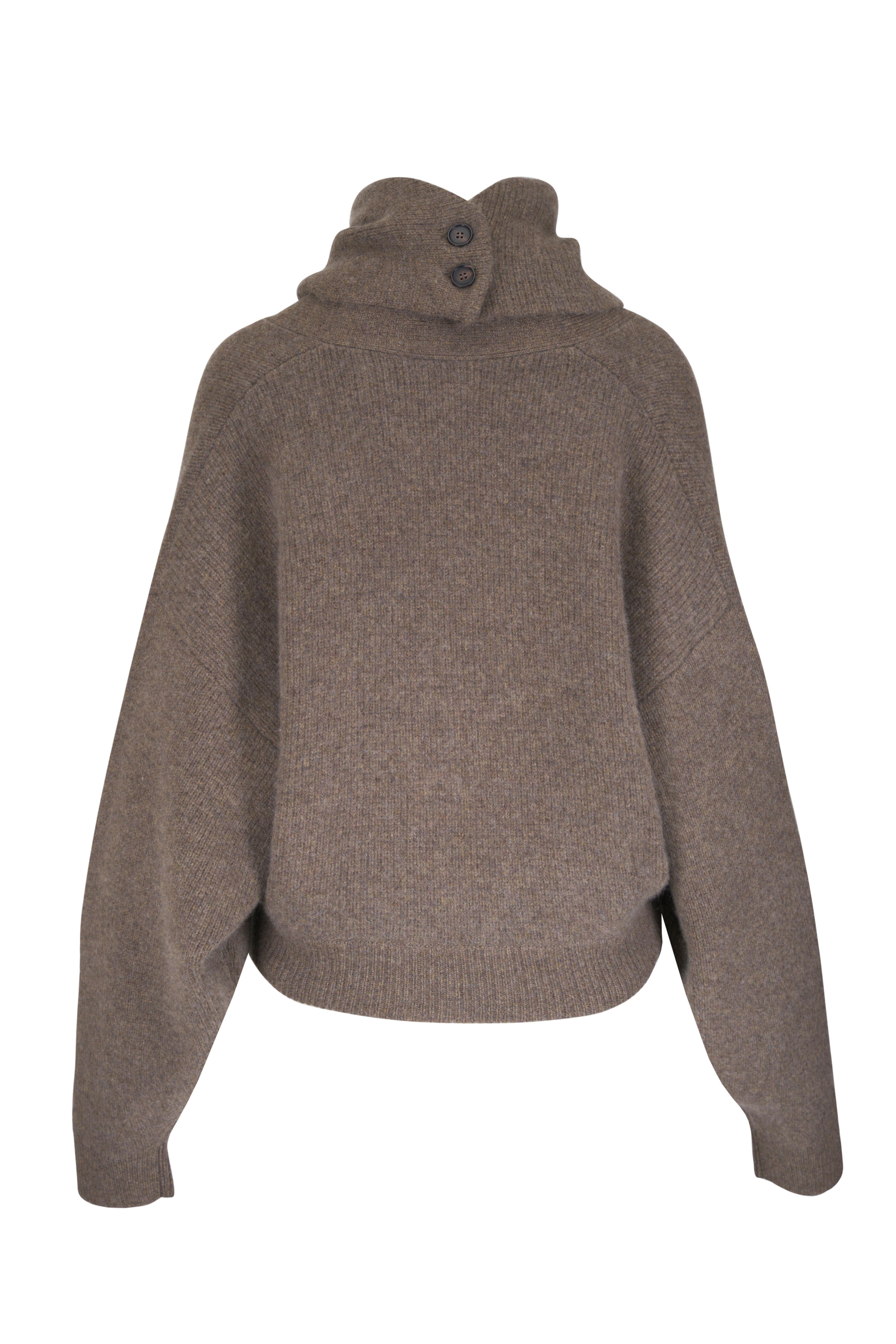 Le Kasha - Derios Olive Organic Cashmere Cardigan - view 2