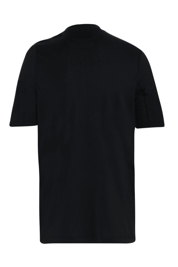 Tシャツ・カットソー BRUNELLO CUCINELLI FW25 T-shirts (M0C59DE310 C4274) Brunello Cucinelli logo-embroidered Cotton T-shirt | Blue