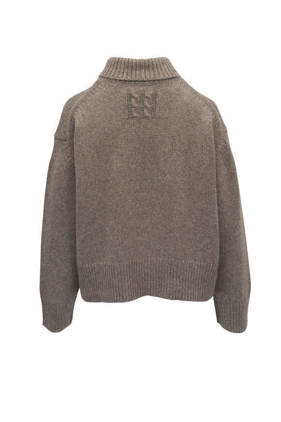 Nili Lotan - Tabitha Peat Mélange Cashmere Turtleneck Sweater