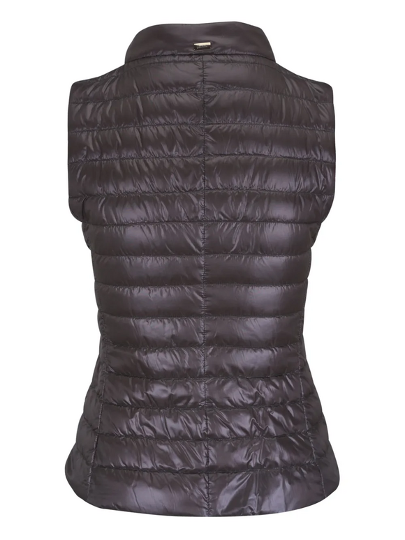 Herno Classic Anthracite Fitted Down Vest - view 3