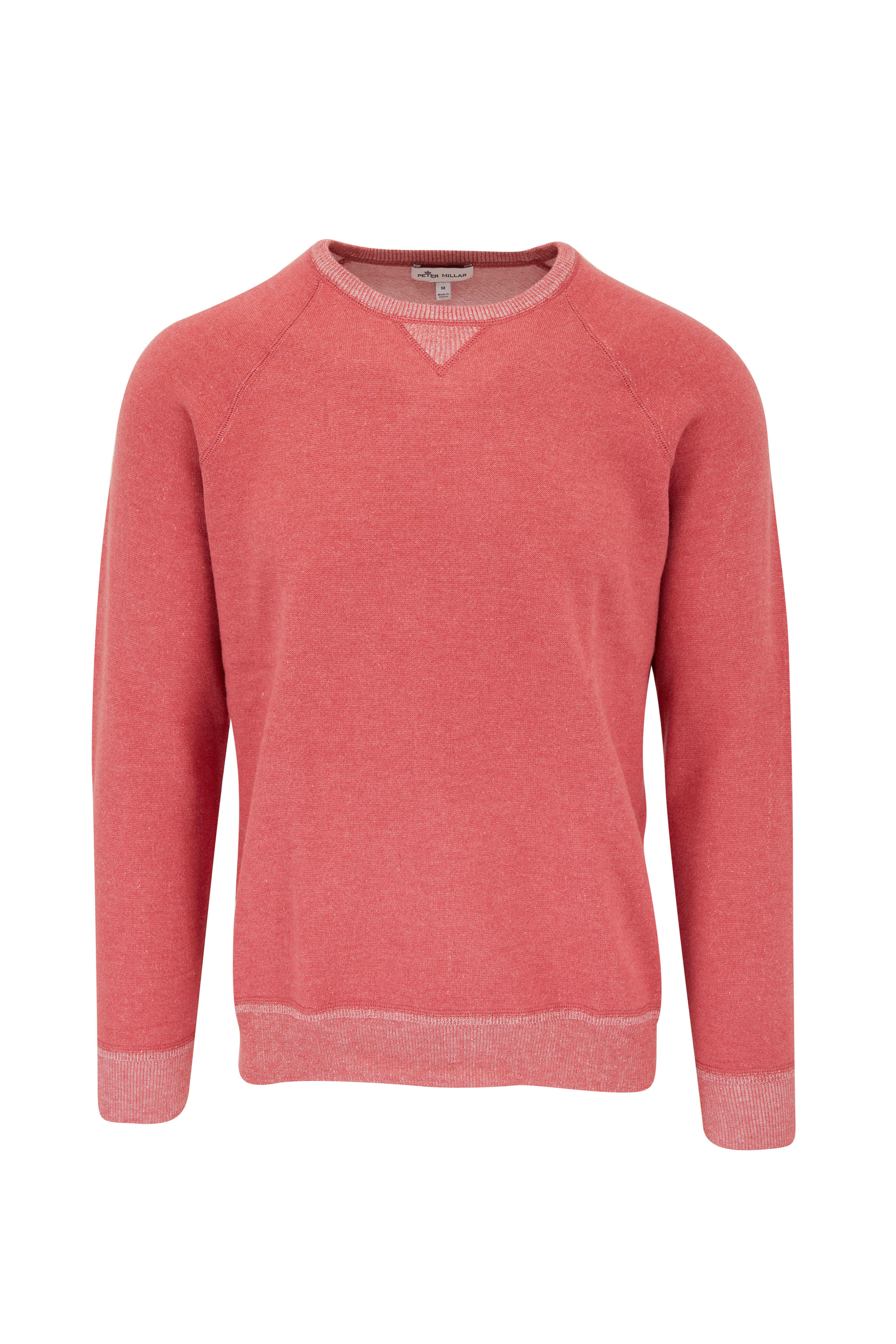 Peter Millar - Hartford Fruit Punch Cotton Blend Crewneck Sweater