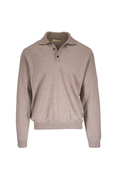 Brunello Cucinelli - Charcoal Wool & Cashmere Zip Front Sweater