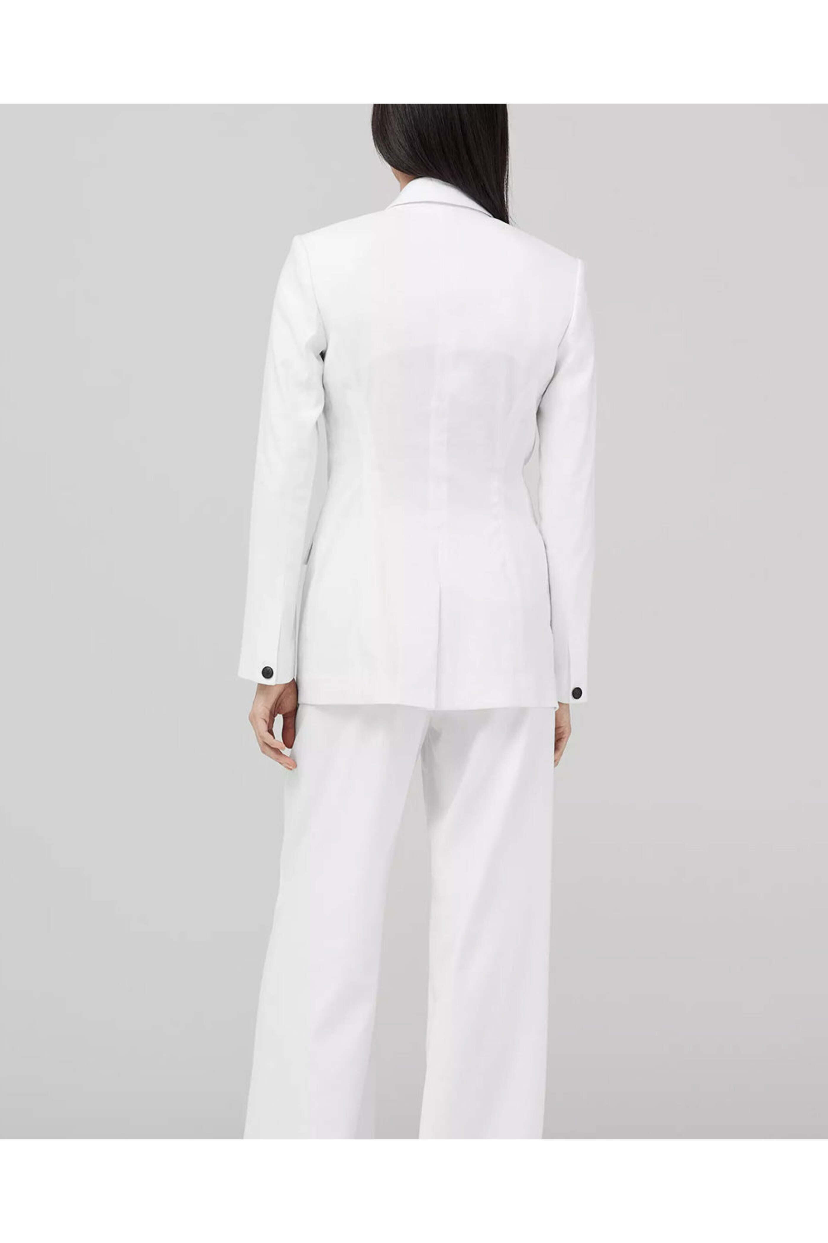 Rag & Bone - White Foster Linen Blazer