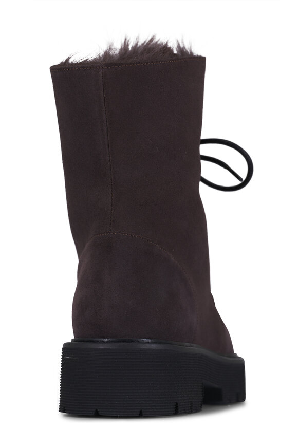 Aquatalia Eva Anthracite Suede Boot - view 4