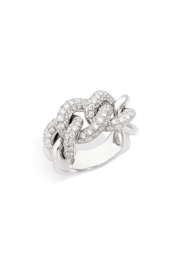 Pomellato - Catene Voluptuous Diamond Link Ring 