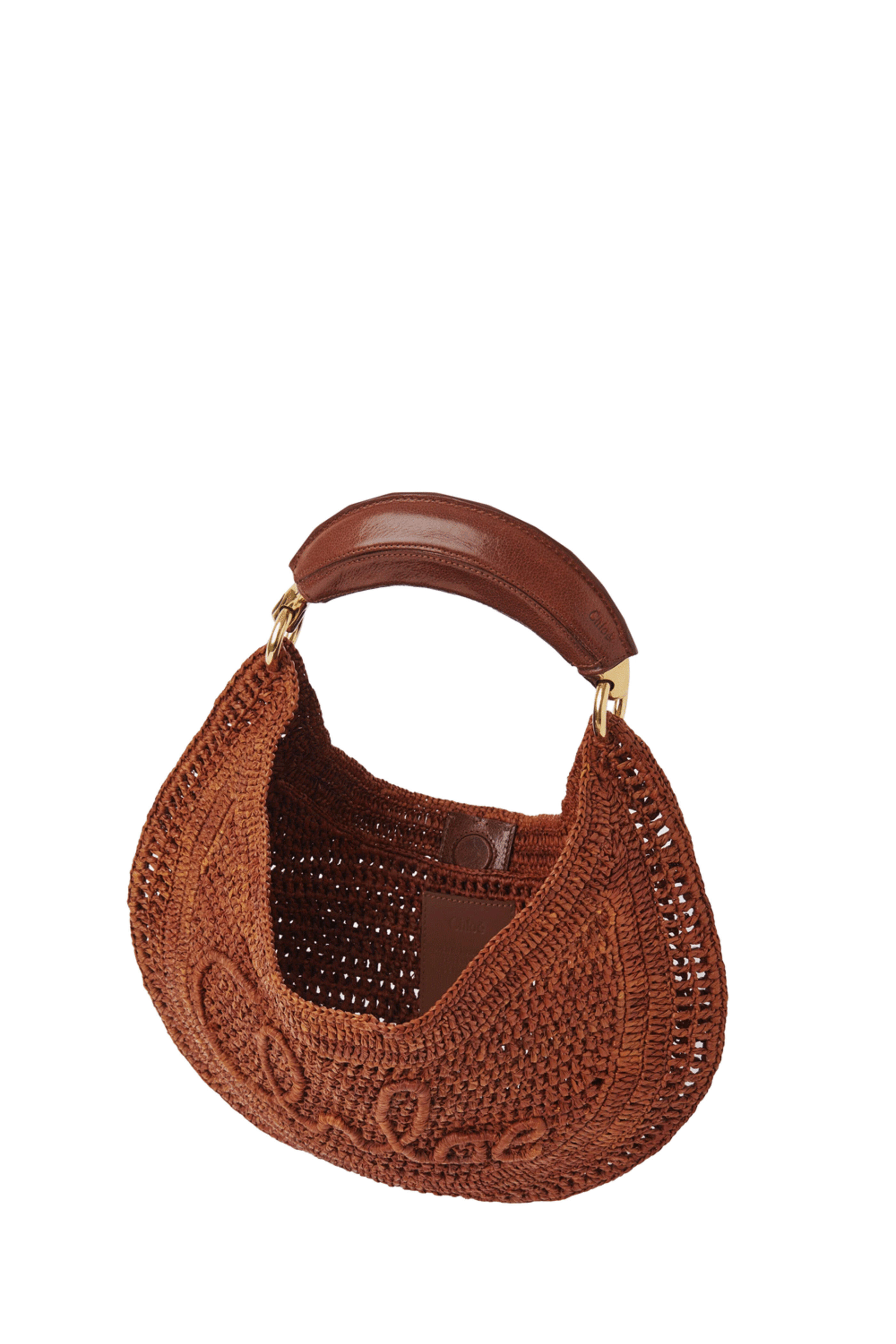 Chloé - Summer Banana Shoulder Bag in Clay Brown