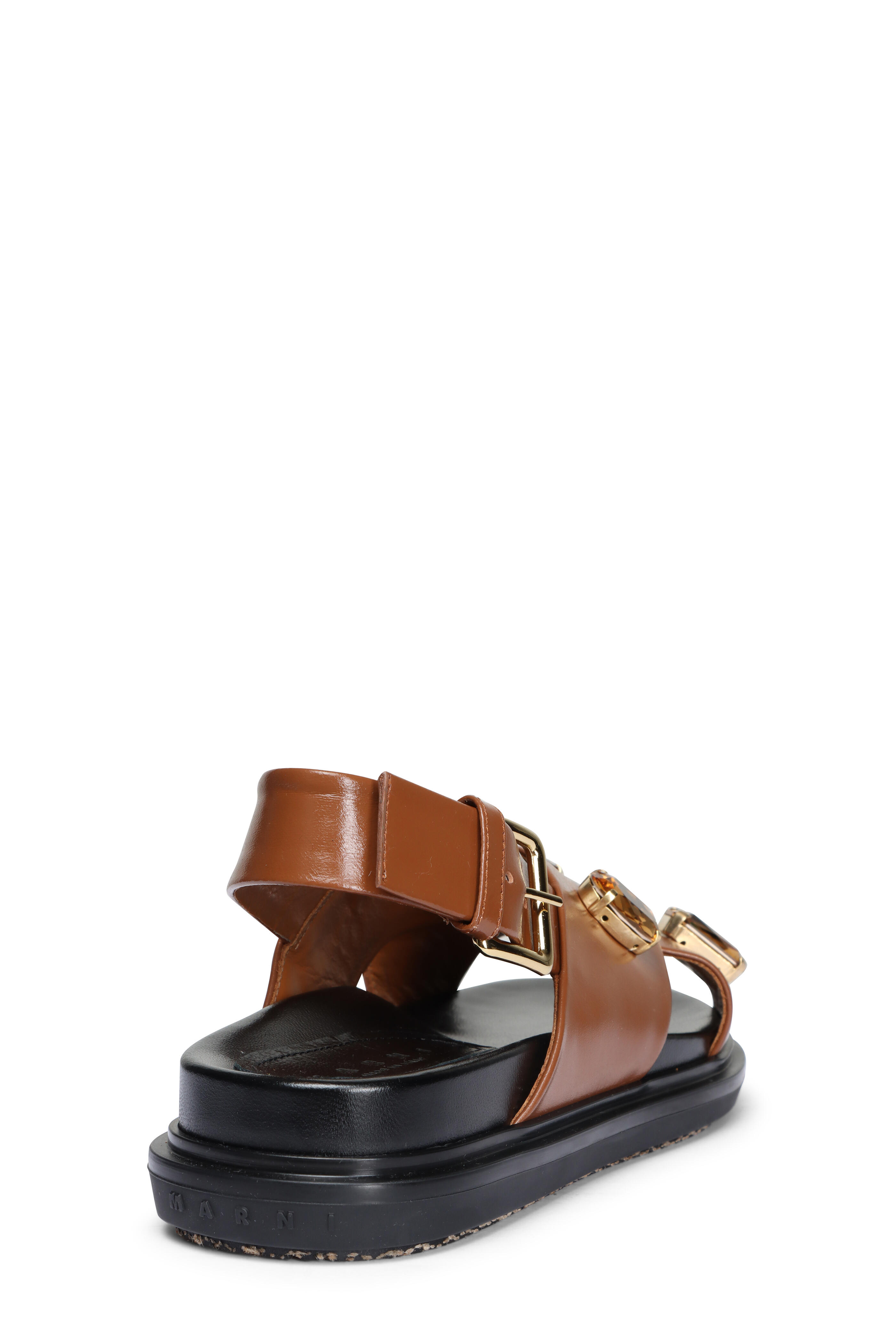 Marni - Fussbett Crystal Criss Cross Sandal