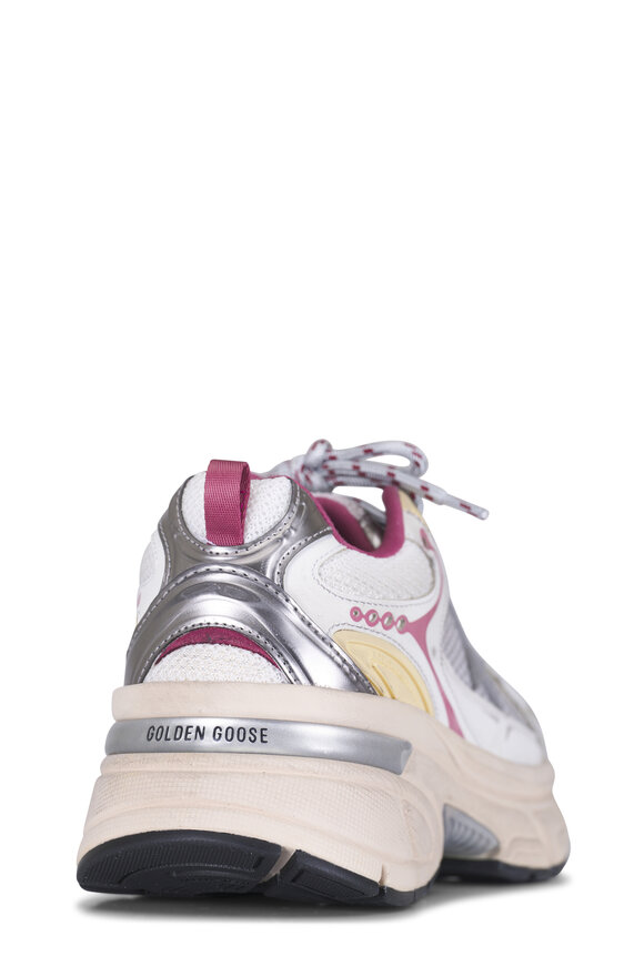 Golden Goose Lightstar White & Silver Sneaker - view 4