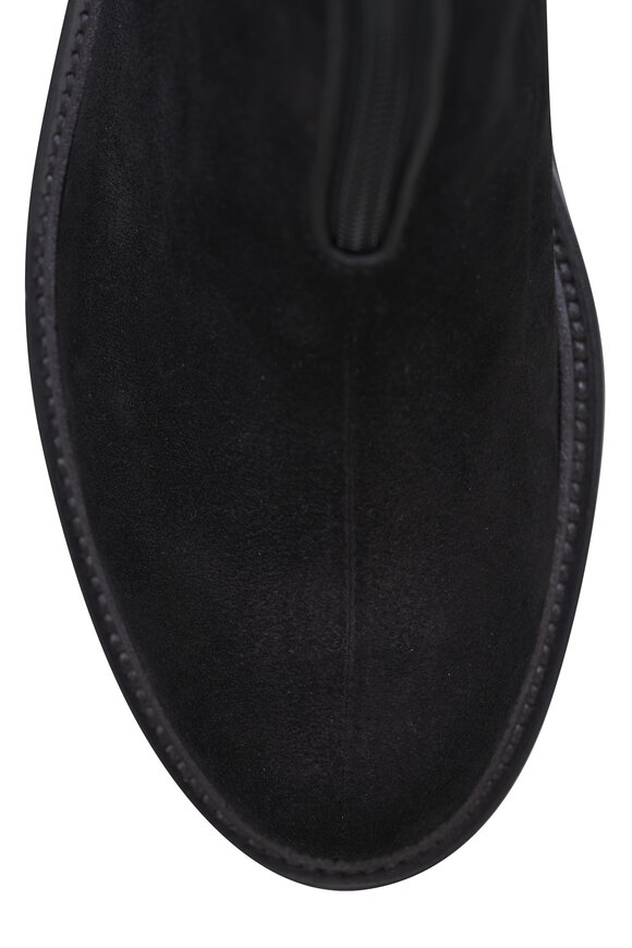 The Row Sporty Black Suede Hiking Boot - view 4