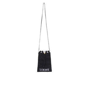 LOEWE ストローショルダーバッグ LOEWE ロゴ入り ストローショルダーバッグ - メルカリ