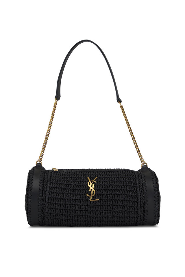Saint Laurent - Cassandre Black Leather Chain Pouch
