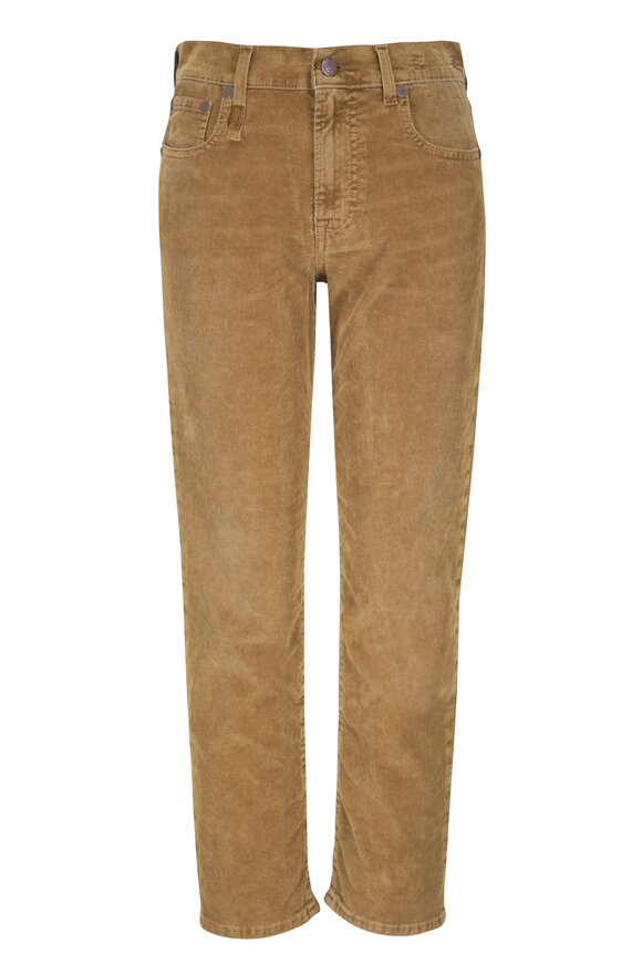 R13 Romeo Golden Brown Stretch Corduroy Pant - view 1