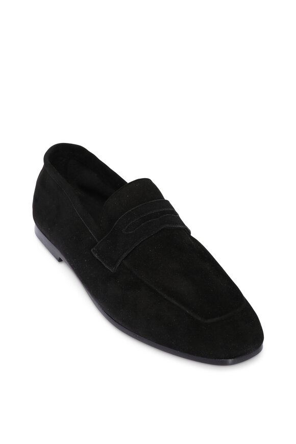 Sophique Milano Essenziale Black Suede Loafer