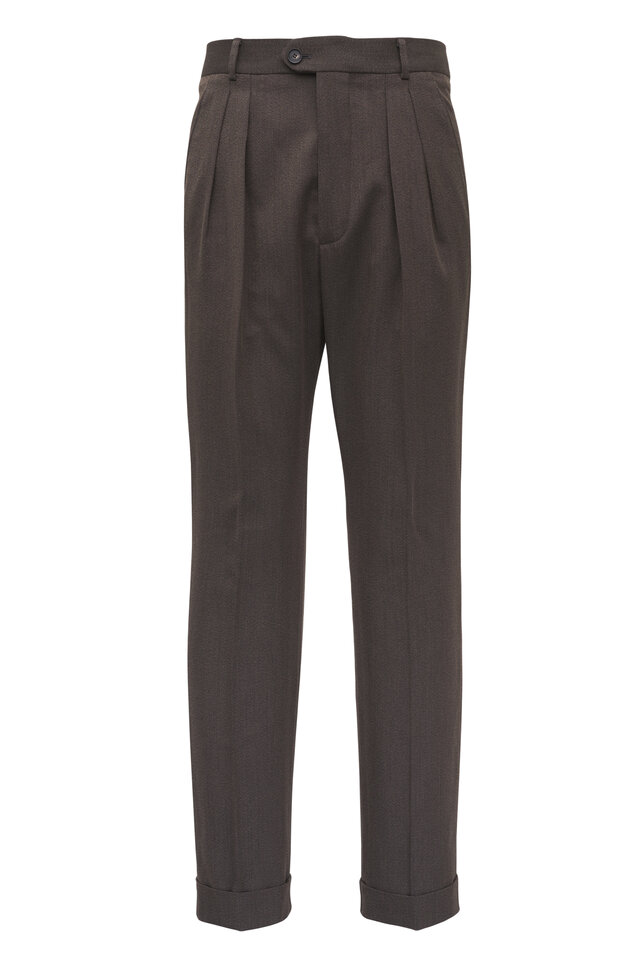 パンツ At last & Co Wool Trousers Navy 32 uploading-1439359.jpg