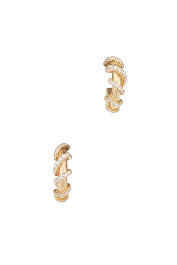 Vanessa Medium Diamond Wrap Earrings