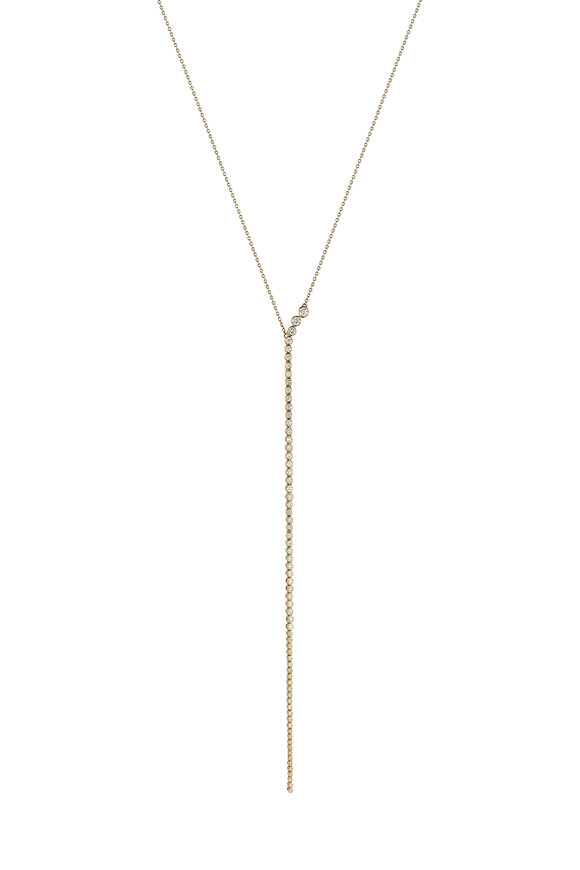 Ondyn 18k Yellow Gold Victoria Falls Diamond Necklace