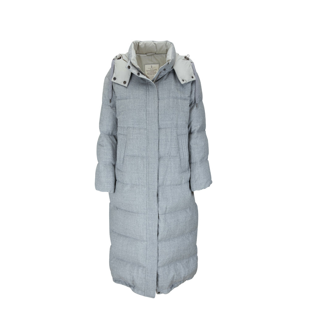 ムートン・ファーコート BRUNELLO CUCINELLI Women Shearling MPMRA7775PC2126 Grey Shearling jacket in beige - Brunello Cucinelli | Mytheresa