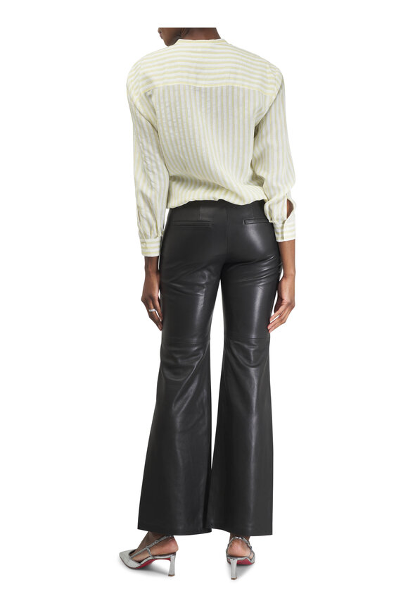 Dorothee Schumacher - Sleek Statement Black Leather Pant