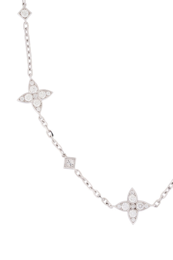 Mariani 18k White Gold Diamond Lucilla Choker - view 3
