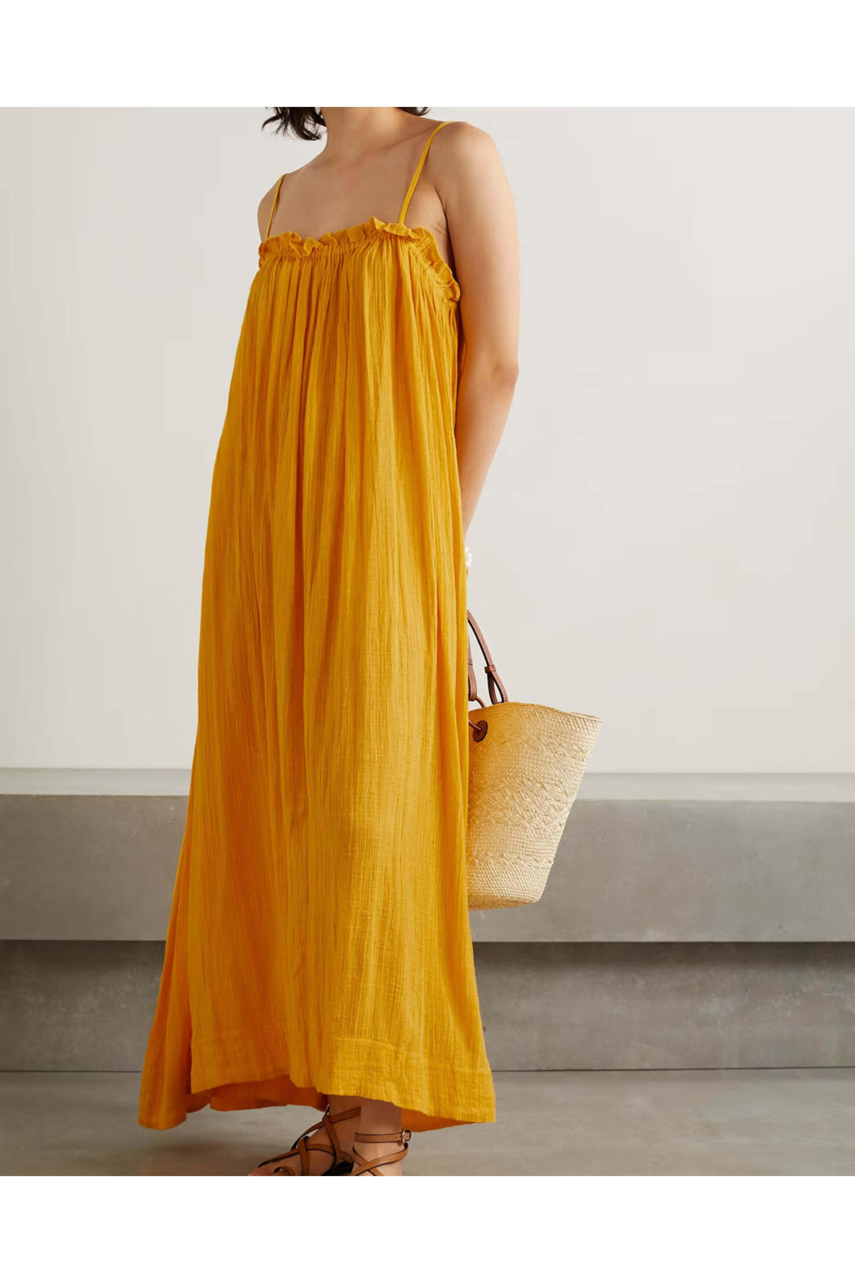 Apiece Apart - Mimosa Pina Spaghetti Maxi Dress | Mitchell Stores