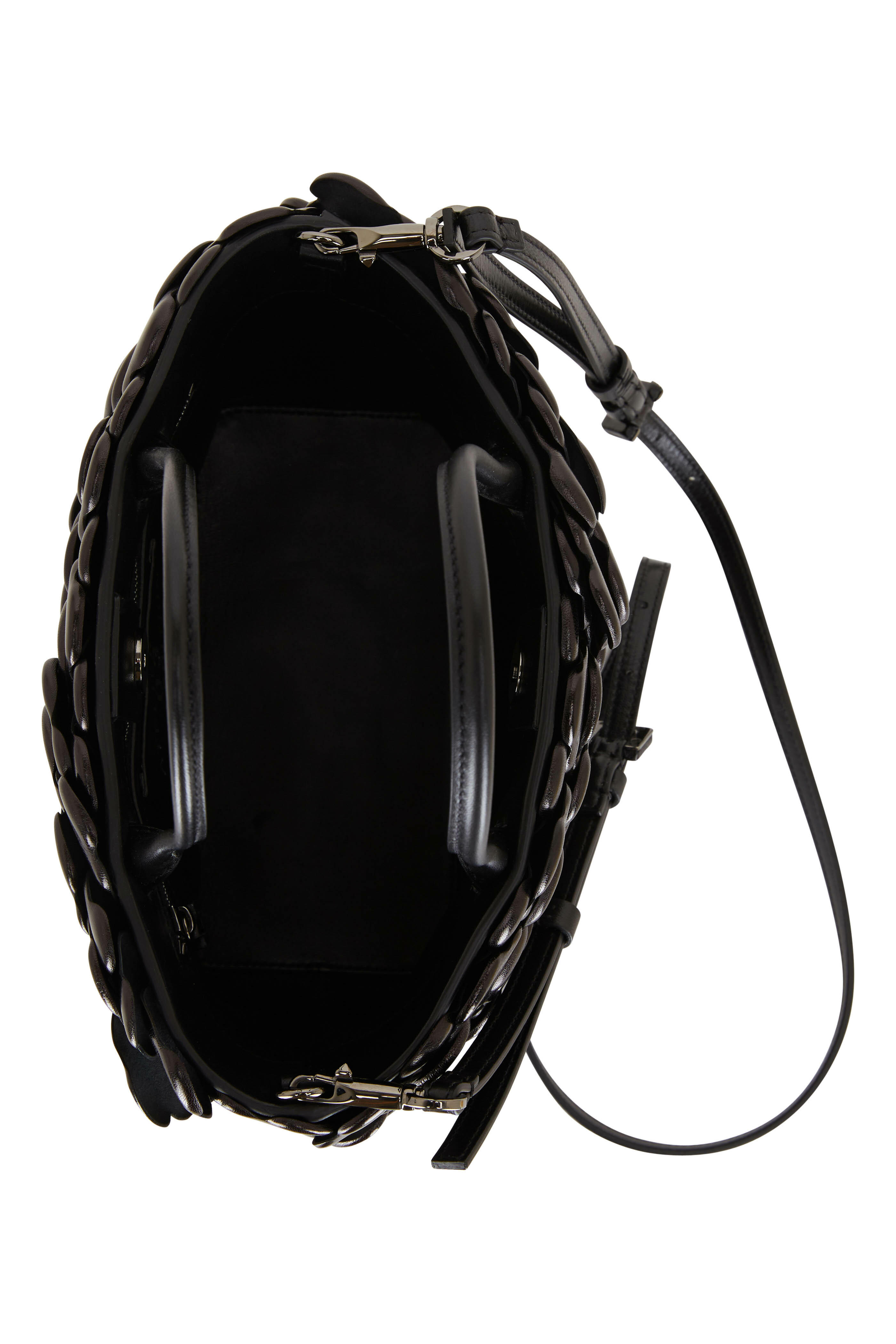 Valentino Garavani - Atelier Black Leather Rose Edition Mini