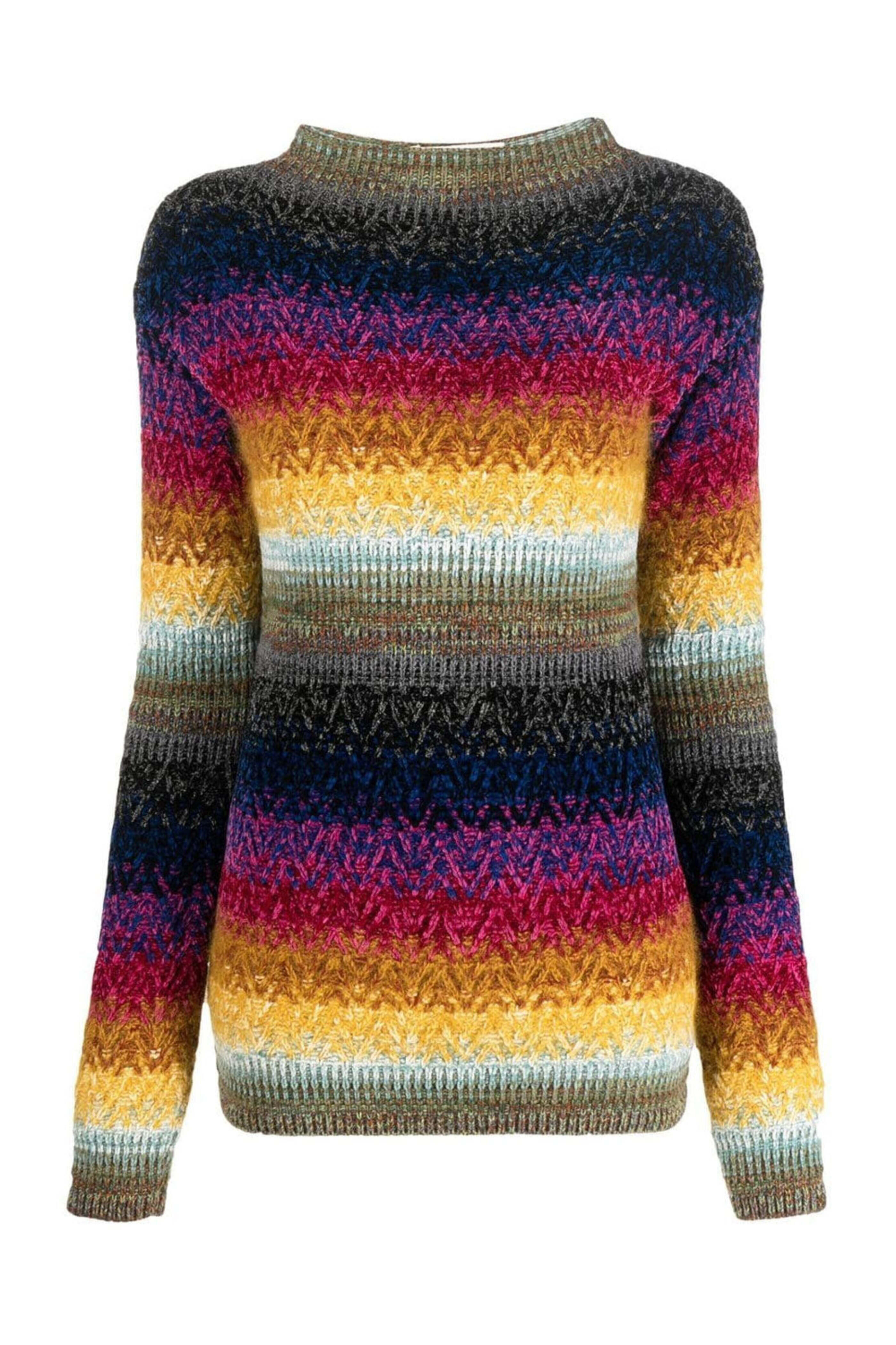 Marni - Multicolor Knit Round Neck Sweater