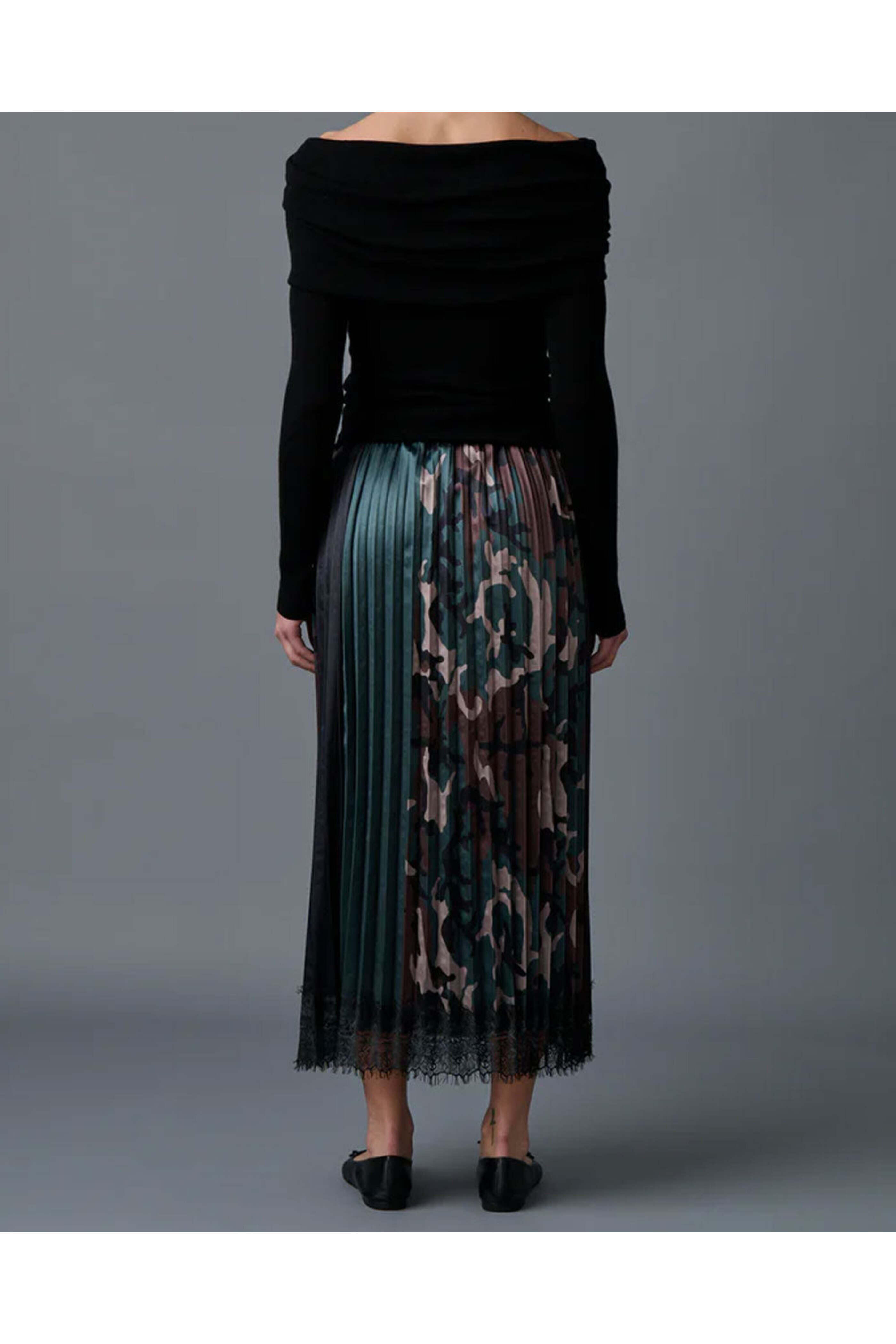 Le Superbe - Urban Camo Pleat Skirt