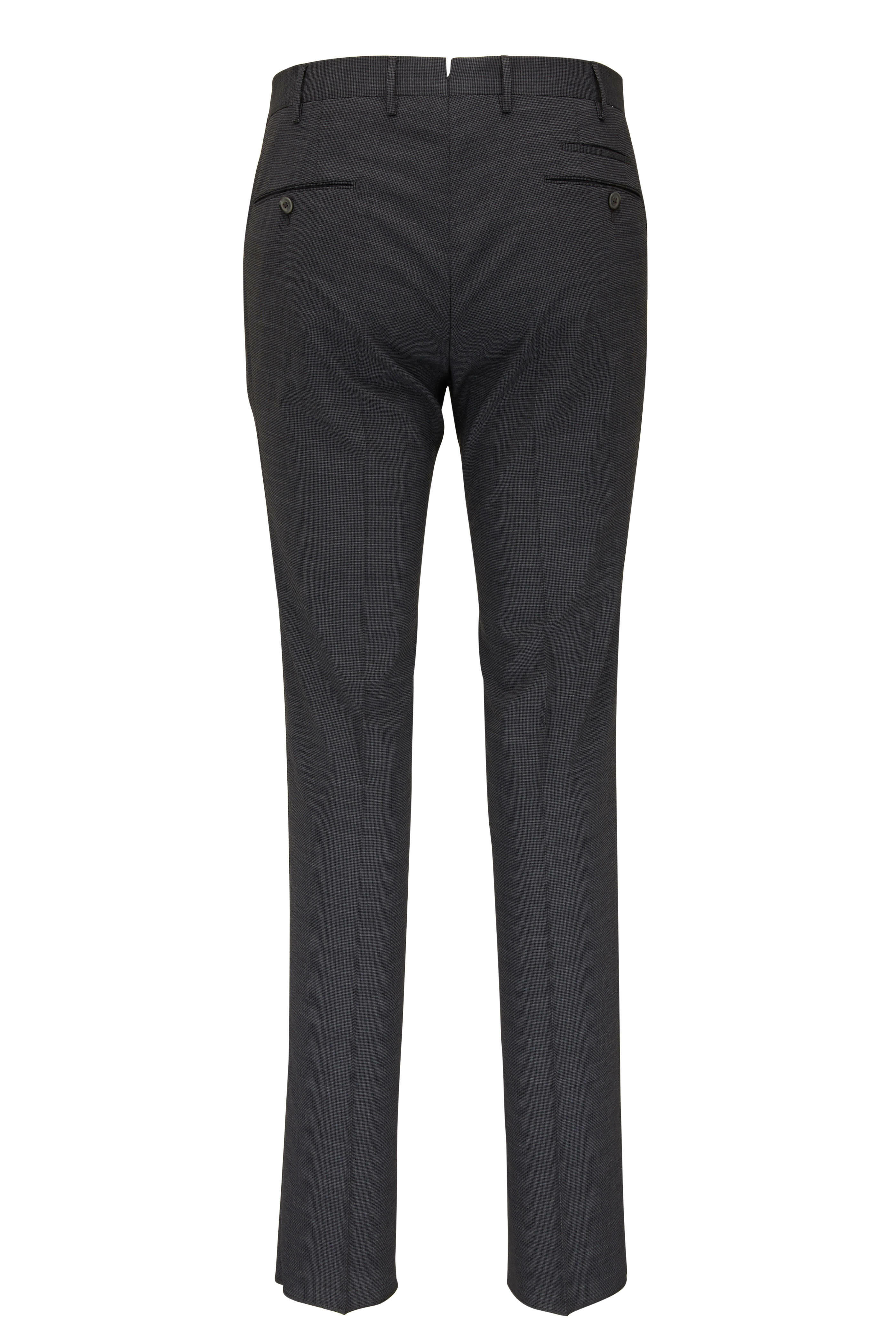 PT Torino - Gray Techno Wool Slim Fit Pant