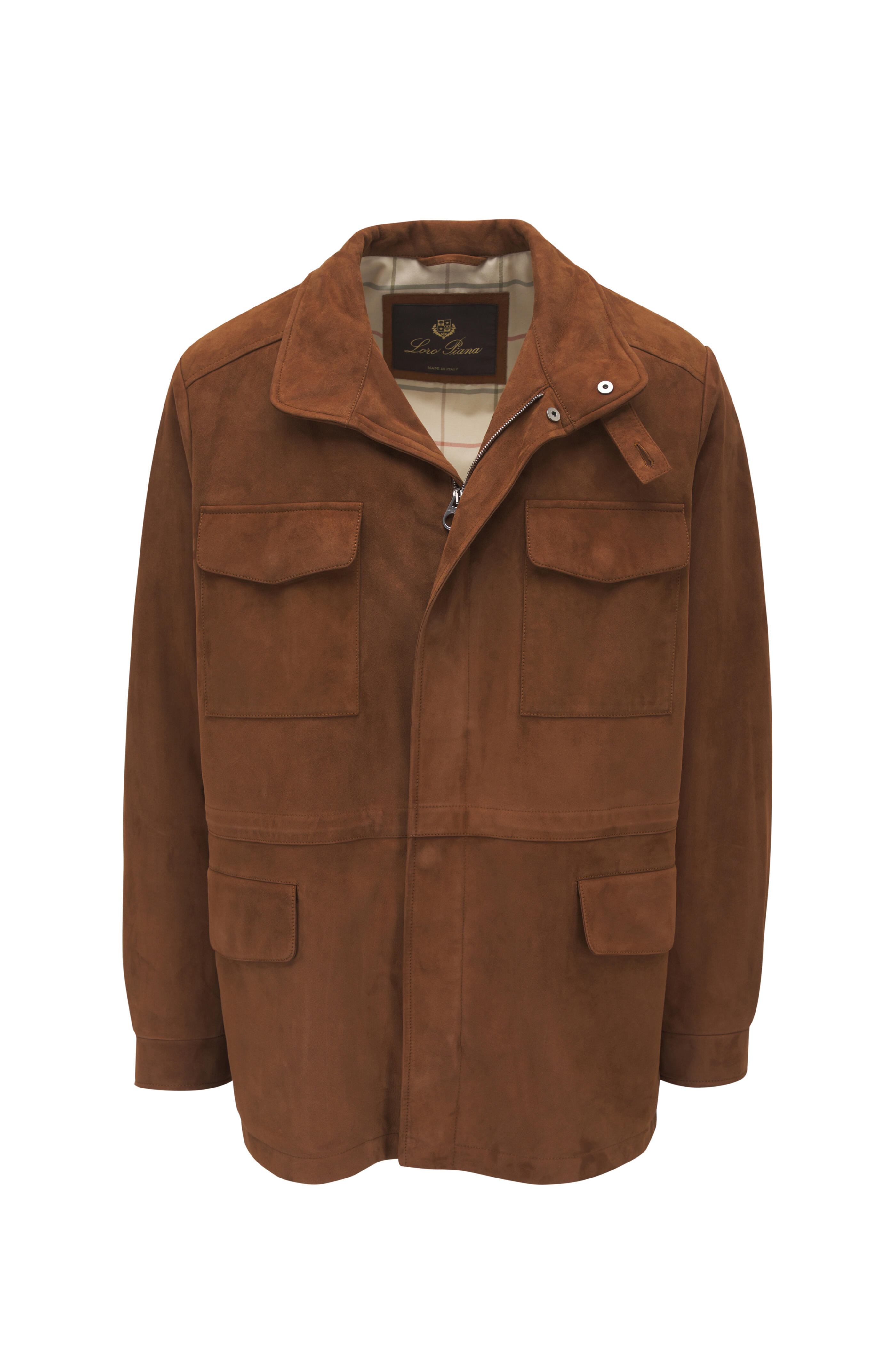 Loro Piana - Traveler Brown Leather Field Jacket