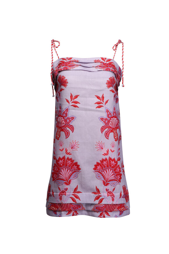 ☆関税込☆【FARM Rio】Garden Tiles Off White Romper Garden Tiles Off-White Romper - L.A. Green