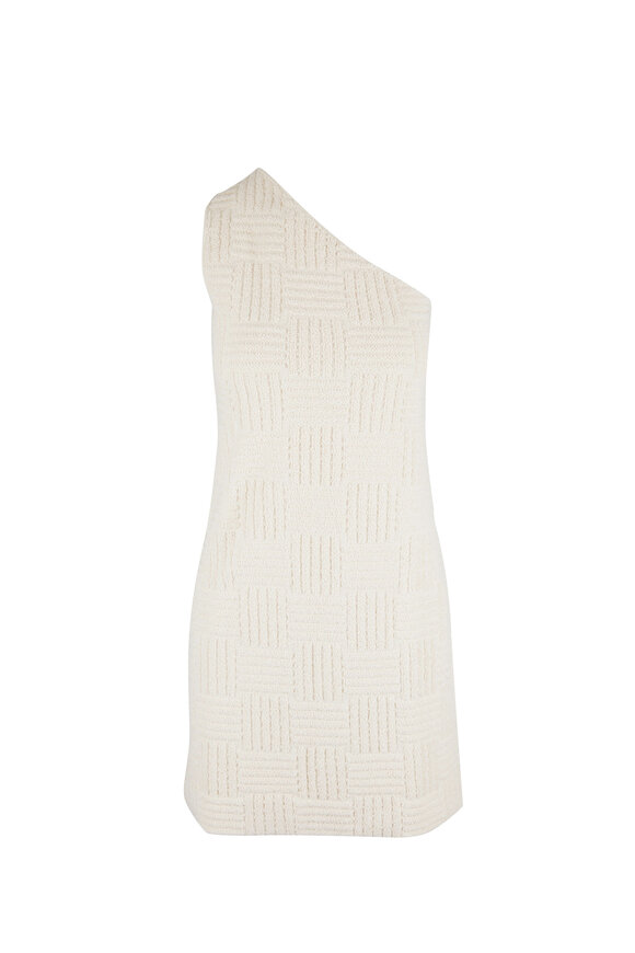 Bottega Veneta - String Intrecciato Terry One Shoulder Mini Dress