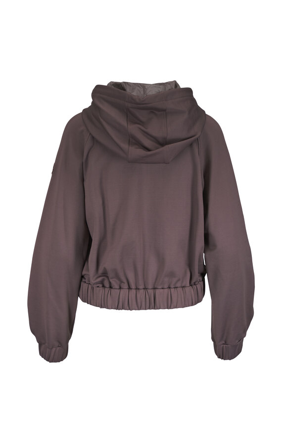 Moncler Taupe Zip Up Jacket - view 4