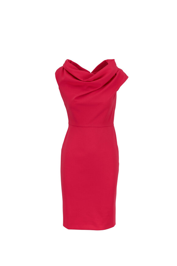 Escada - Diarina Pink Myrtle Cowl Neck Dress