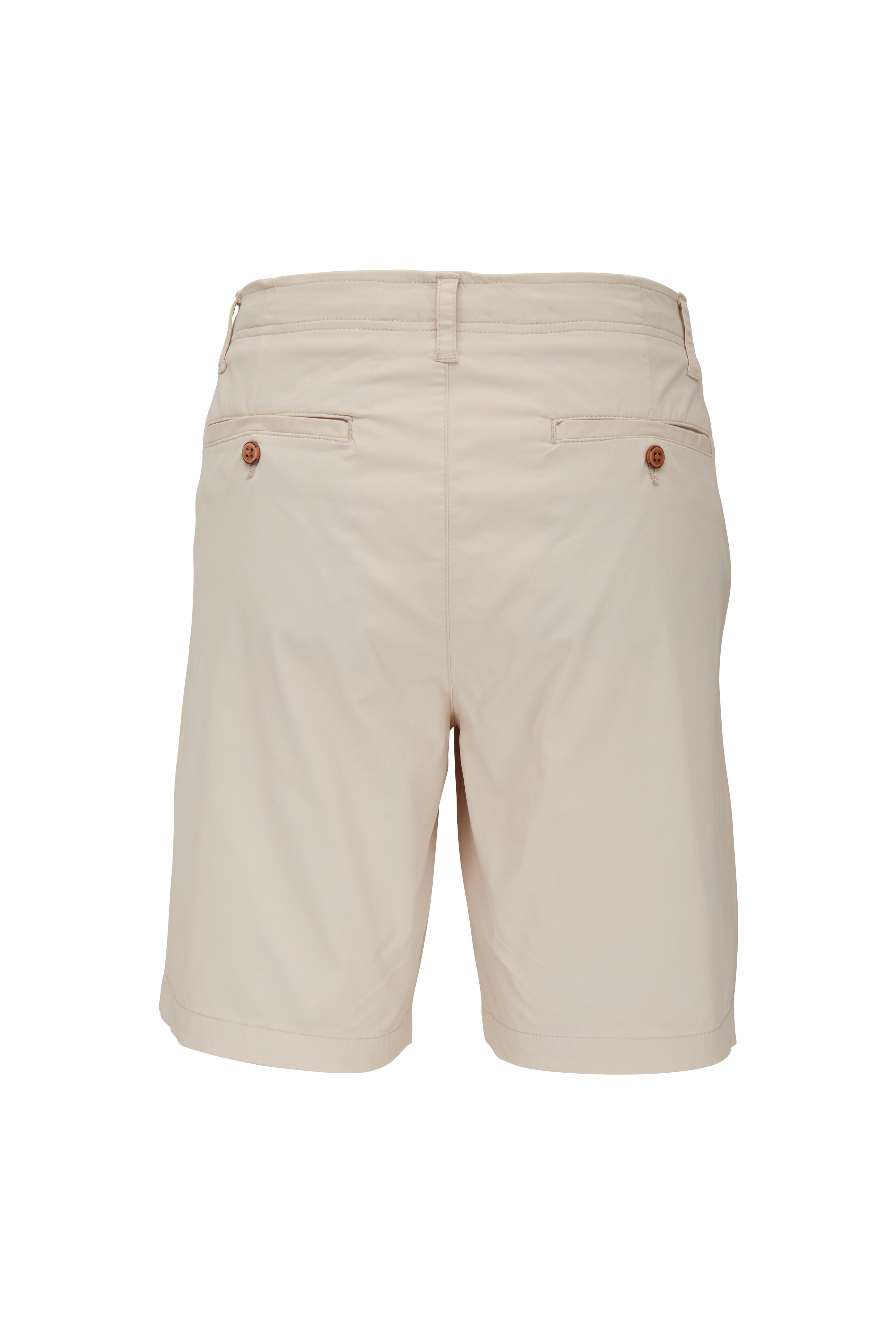 Tailor Vintage - Pumice Linen & Cotton Slim Fit Shorts