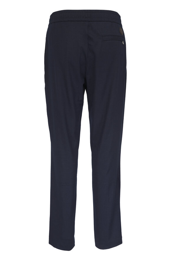 Moncler Navy Blue Flannel Pant - view 4