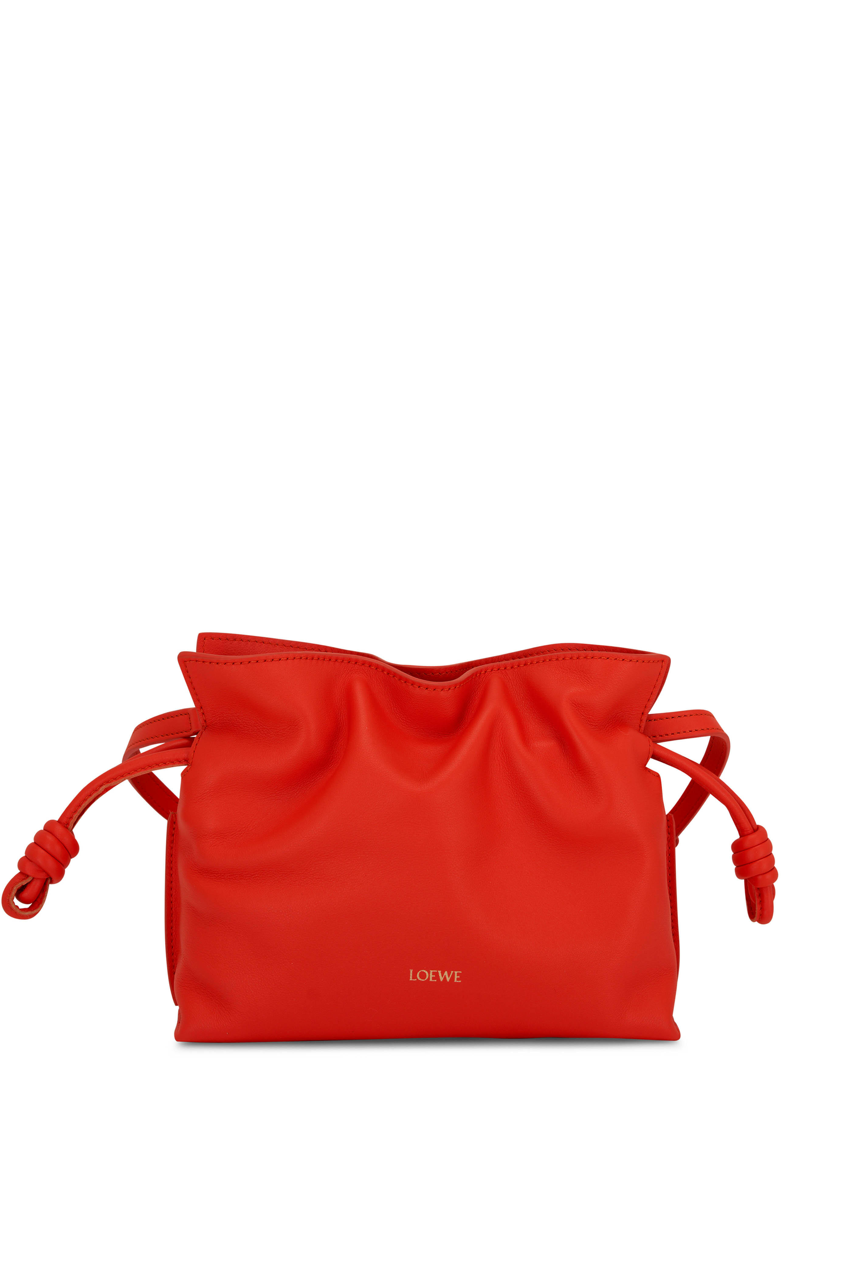 【LOEWE】MINI FLAMENCO CLUTCH Mini Flamenco clutch in nappa calfskin Beige - LOEWE