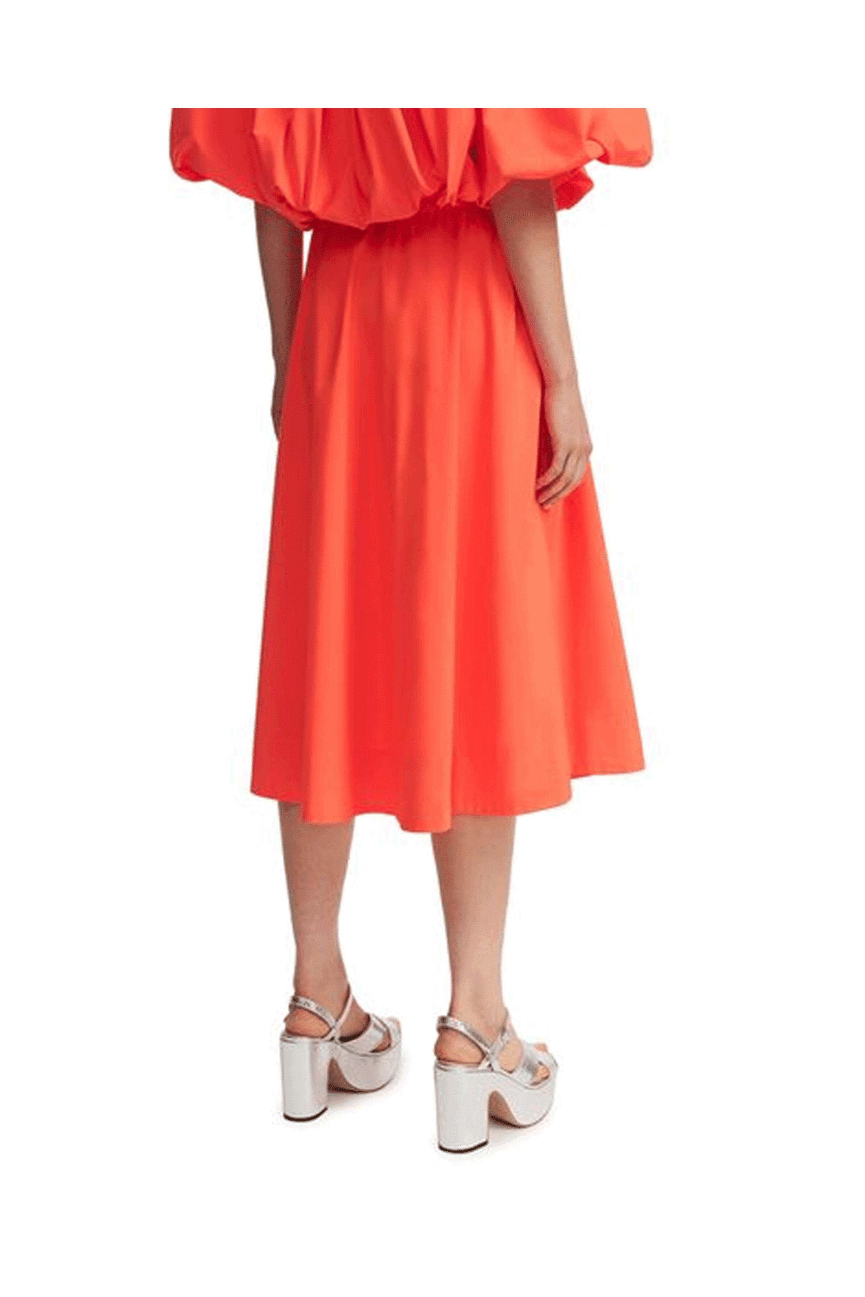 strapless open back dress ESSENTIEL ANTWERP Playsuit "Jebba" burned red