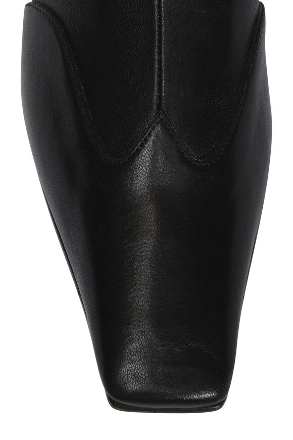 Khaite Nevada Black Stretch Ankle Boot, 40mm - view 4