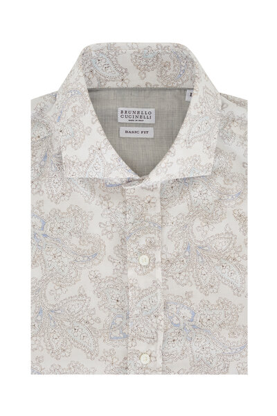 BRUNELLO CUCINELLI 長袖シャツ ホワイトストライプ M uploading-1421365.jpg