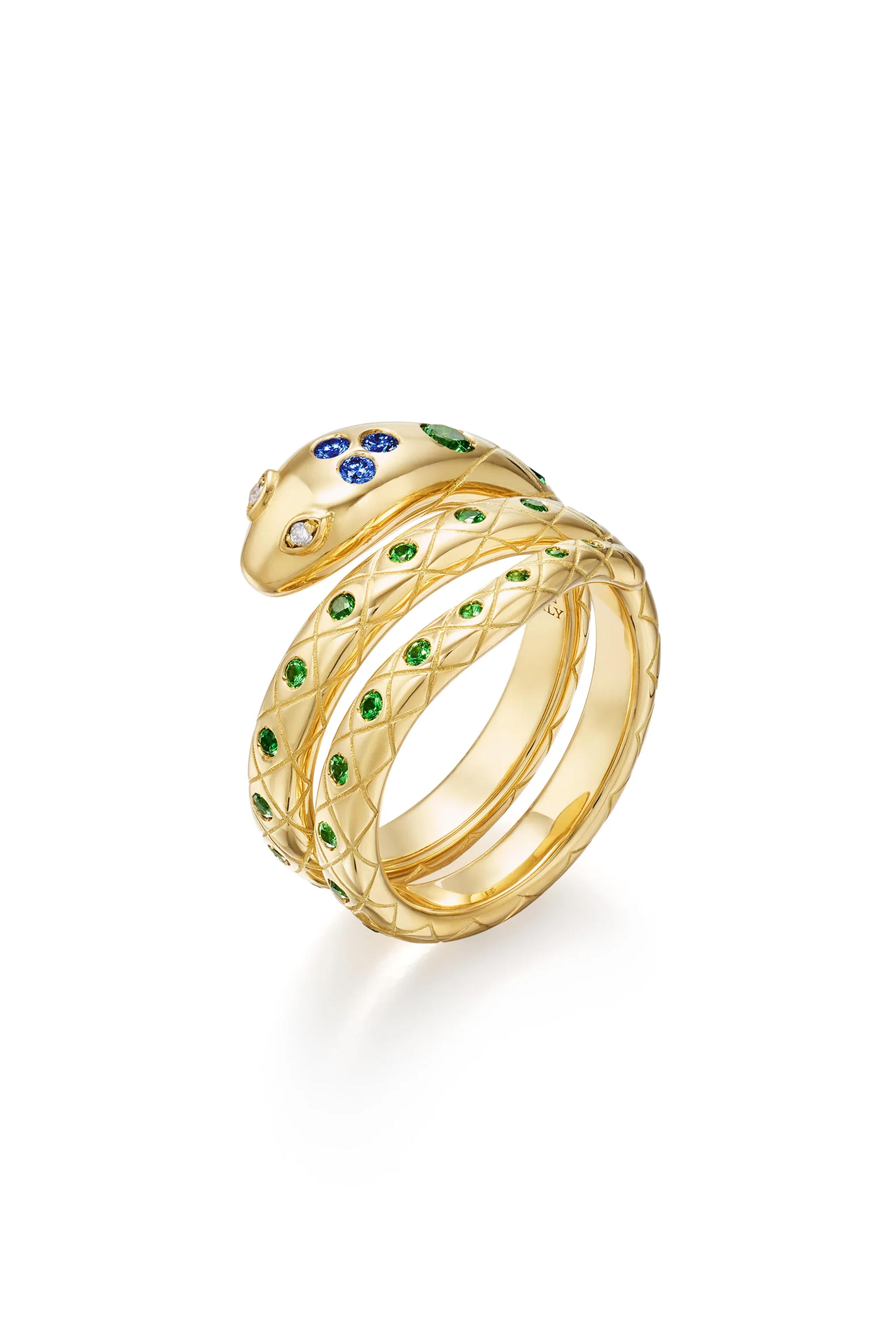 Temple St. Clair - Tsavorite Delphi Serpent Ring
