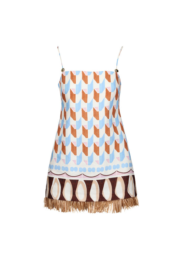 Cara Cara Valencia Talavera Tile Ivory Mini Dress - view 1